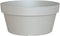 Schaal capri ro d25h12cm lichtgrijs