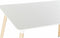 DKD Home Decor - Eettafel - 120 x 80 x 74 cm - Wit Berken MDF