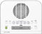 Sangean DCR-89+ - DAB+ / FM Digitale Klok Radio - 10 voorkeurzenders - Wit