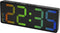 Nuvance Digitale Wekker - Dubbele Alarmfunctie - Helder LED-display - Zwart RGB