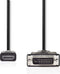 Nedis CCGP34800BK20 - HDMI naar DVI-D Kabel - 2.0 m - Zwart