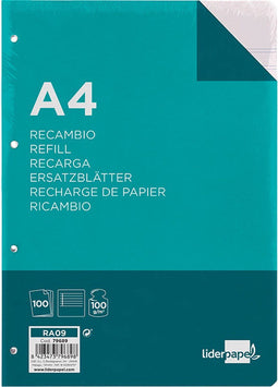 Liderpapel RA09 papier voor inkjetprinter A4 (210x297 mm) 100 vel Wit