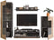 Furnilux Freno - Woonkamercombinatie - Tijdloos design - Grijs Eiken - 40x290x195cm