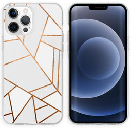 imoshion Hoesje - Geschikt voor iPhone 13 Pro - Design hoesje - White Graphic