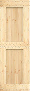 vidaXL - Schuifdeur - met - beslag - 70x210 - cm - massief - grenenhout