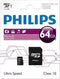 Philips FM64MP45B - Micro SDXC - 64 GB - Ultra speed - Class 10