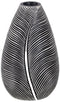 Vaas Wit Zwart Polyresin 19 x 19 x 30 cm