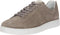 PS Poelman BARI - Lage Suède Sneakers met Witte Zool - Licht Grijs - Maat 42