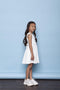 Le Chic C012-5870 - Meisjes Jurk - Mouwloos met luxe bloemen - Maat 152