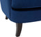 Fauteuil VIBORG II Fluweel Marineblauw