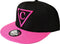 Capiche® Snapback – The Grid – Pet Heren – Sportcap – Baseball Cap – Zwart & Roze pet
