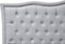 METZ - Bed met opbergruimte - Lichtgrijs - 180 x 200 cm - Polyester