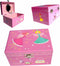 Sieradendoos voor Kinderen 2 Elfjes - Roze - Muziekdoosje met Dansende Ballerina - Simply for Kids
