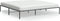 vidaXL - Bedframe - metaal - zwart - 183x213 - cm