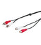 Wentronic AVK 125-500 - RCA Kabel - 5.0m - Zwart