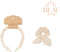 Mrs Ertha Haaraccessoires - Haarband + Scrunchie - Vanilla