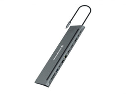 Conceptronic DONN17G - USB 3.2 Gen 1 Type-C Hub - 100W Power Delivery - Grijs