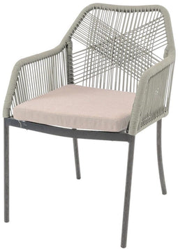 LES Akita - Tuinstoel - Stapelbaar en comfortabel - Beige