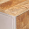 vidaXL - Dressoir - 60x35x75 - cm - ruw - mangohout - en - ijzer