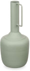 Vaas Met handvat Groen Staal 12 x 30 x 12 cm (6 Stuks)