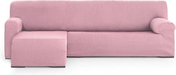 Hoes voor chaise longue met lange armleuning links Eysa ULISES Roze Licht Roze 110 x 110 x 310 cm