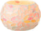 J-Line kaarshouder - theelichthouder Mozaiek - glas - pastel - small - 2 stuks
