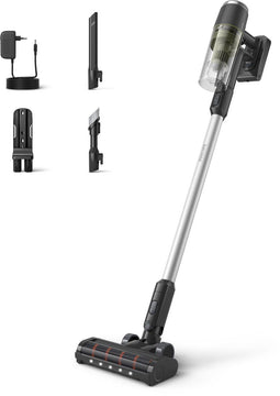 Philips Steelstofzuiger XC3033/01 - Draadloos - LED verlichting - Zakloos - Zwart