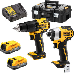 DeWALT DCK2062E2T - Accu Combiset 2-delig - 18V XR 1.7Ah POWERSTACK - TSTAK (2-delig)