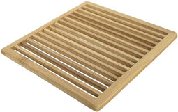 Onderzetter bamboe ribbel 20x20cm