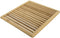 Onderzetter bamboe ribbel 20x20cm
