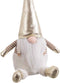 Christmas Kerstversiering Wit Gouden Zand Weefsel 19 X 16 X 35 Cm