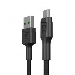 Green Cell KABGC23 - USB Micro-USB Kabel - Snel opladen 3.0 - Zwart
