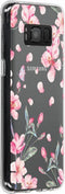 Hoesje Geschikt voor Samsung Galaxy S8 Hoesje Siliconen - Design Backcover siliconen - Meerkleurig / Blossom Watercolor Pink