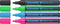 Schneider glasbordmarker - Maxx 245 - 4 stuks - glasboard marker - glasbord marker - glasbord stiften - S-124597