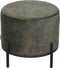 LABEL51 Troy Poef - Groen - Velours - L