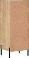 vidaXL - Dressoir - 34,5x34x90 - cm - bewerkt - hout - sonoma - eiken