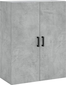 vidaXL - Wandkast - 69,5x34x90 - cm - betongrijs