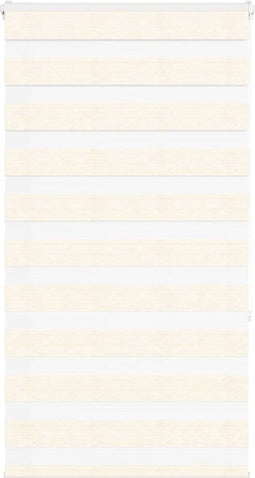 vidaXL - Zebra - Blind - 80x150 - cm - stofbreedte - 75,9 - cm - polyester - marmerbeige