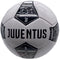 Juventus voetbal strepen - maat 5 - wit/zwart