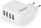 EnerGenie EG-U4AC-02 - USB lader - 4 poorts 15W - Wit