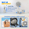 Vulpes Goods® Tech - Ventilator PRO - Draadloos Oplaadbaar - 4in1 Verstelbaar Ultra Stil 12dB - Premium White