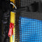 Monzana Veiligheidsnet Trampoline - Ø305cm - 8 bevestigingspalen - zwart