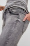 Noisy May NMKIMMY - Slim fit ankle jeans - Ritsdetails bij de enkels - Maat 25