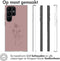 iMoshion Hoesje Geschikt voor Samsung Galaxy S23 Ultra Hoesje Siliconen - iMoshion Design hoesje - Roze / Floral Pink