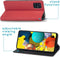 iMoshion Hoesje Geschikt voor Samsung Galaxy A51 Hoesje Met Pasjeshouder - iMoshion Slim Folio Bookcase - Rood