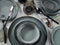 Vente-unique SANCHA - Servies van porselein - 18 stuks - Blauw
