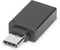 Assmann AK-300506-000-S - USB 3.2 Gen 1 Adapter - USB-C naar USB-A - Zwart
