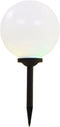vidaXL LED-solarlampen rond 30 cm RGB 2 st