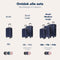 TRVLMORE Kofferset - 3 Delig - 38L Handbagage + 70L en 110L Ruimbagage - Lichtgewicht - 360º Draaibare Wielen - Donkerblauw