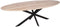 StarFurn Eettafel Ferris Eiken Ovaal 210cm Naturel